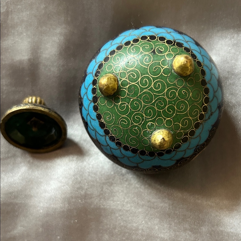 Antique Japanese Cloisonné jar - Picture 3 of 5